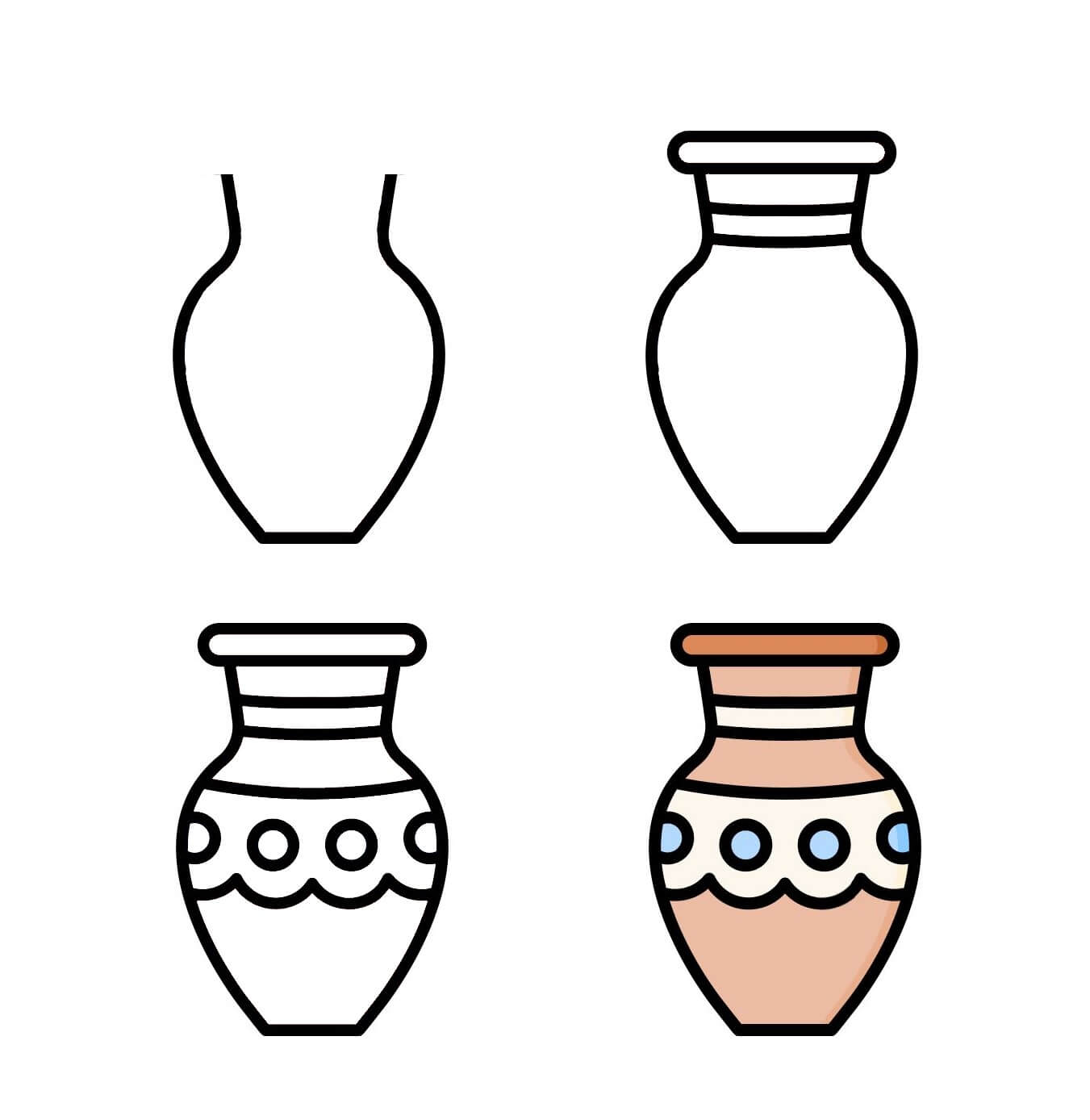 Idées de vases (9) dessin