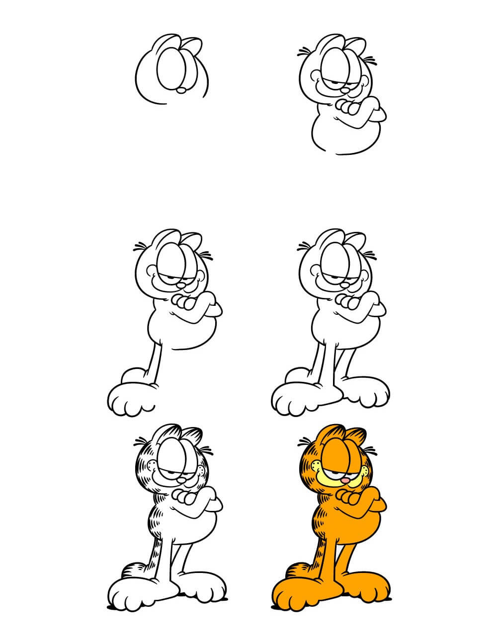 Idées Garfield (10) dessin