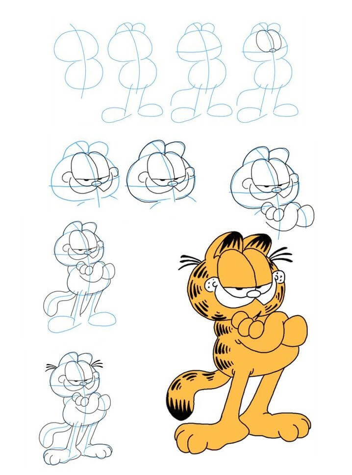 Idées Garfield (8) dessin