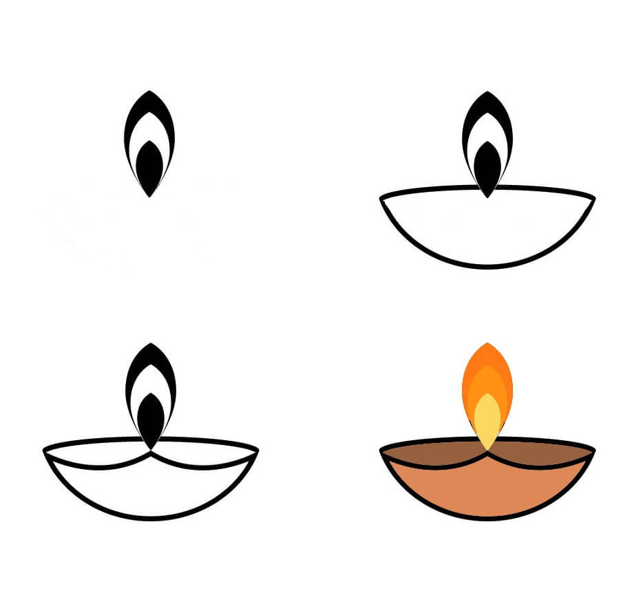 Lampes Diwali (1) dessin