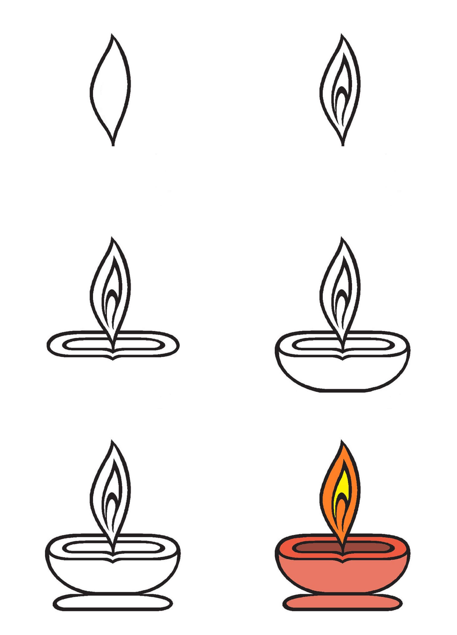 Lampes Diwali (8) dessin