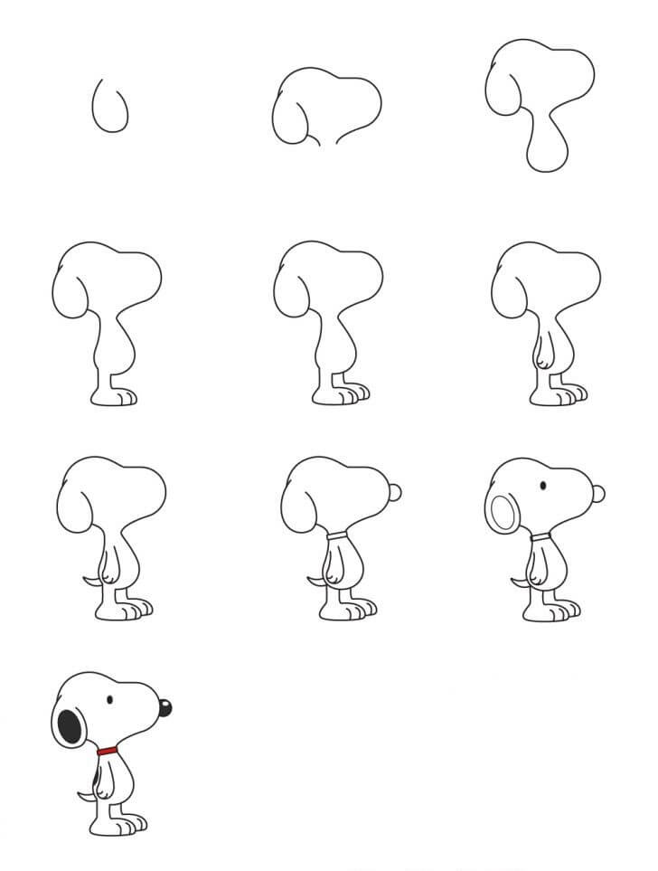 Snoopy idée (11) dessin