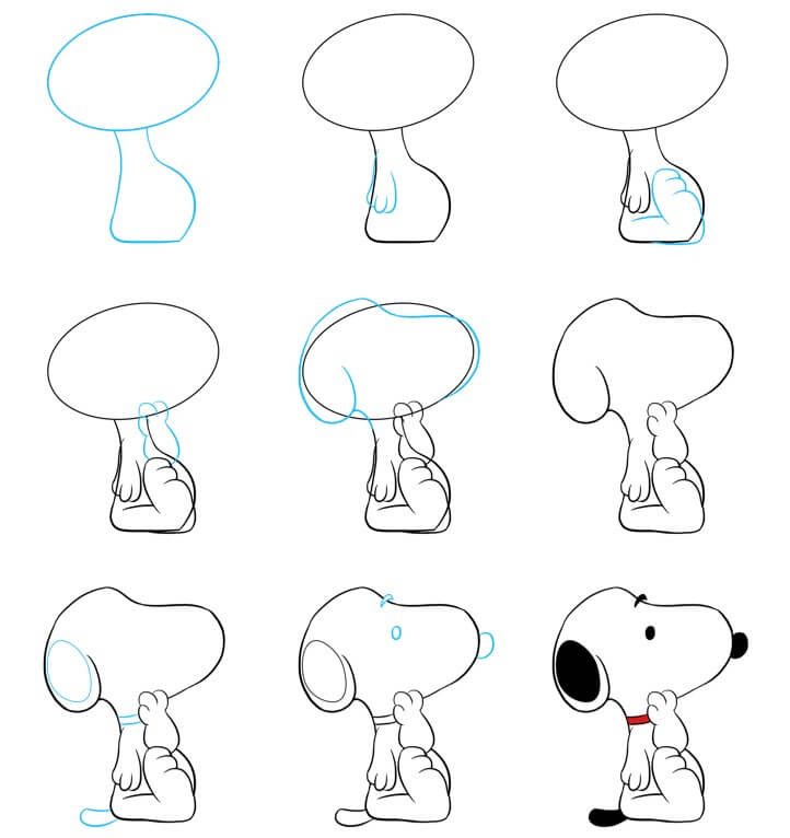 Snoopy idée (15) dessin