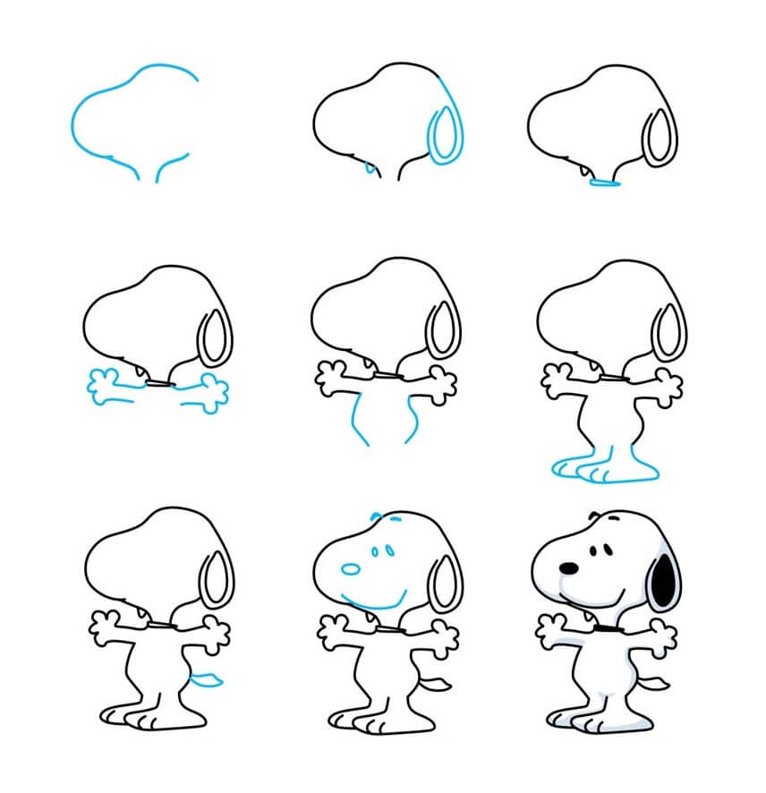 Snoopy idée (19) dessin