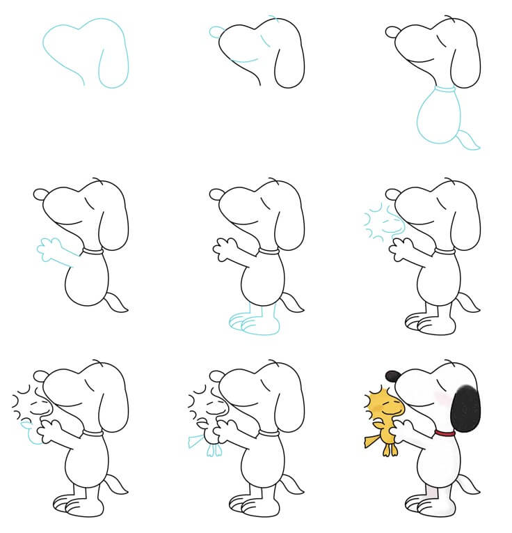 Snoopy idée (24) dessin