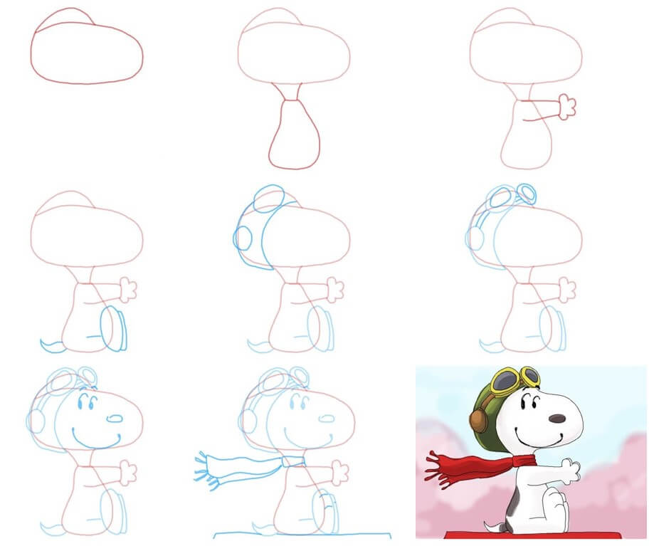 Snoopy idée (25) dessin