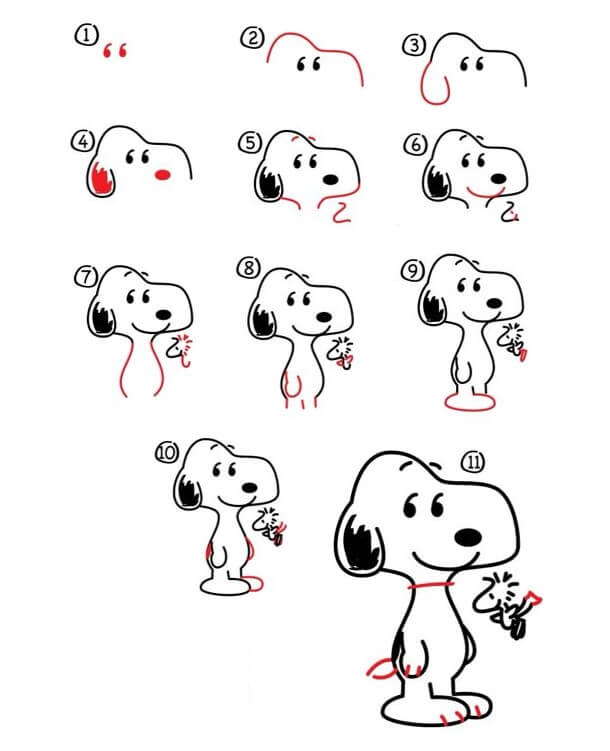 Snoopy idée (8) dessin