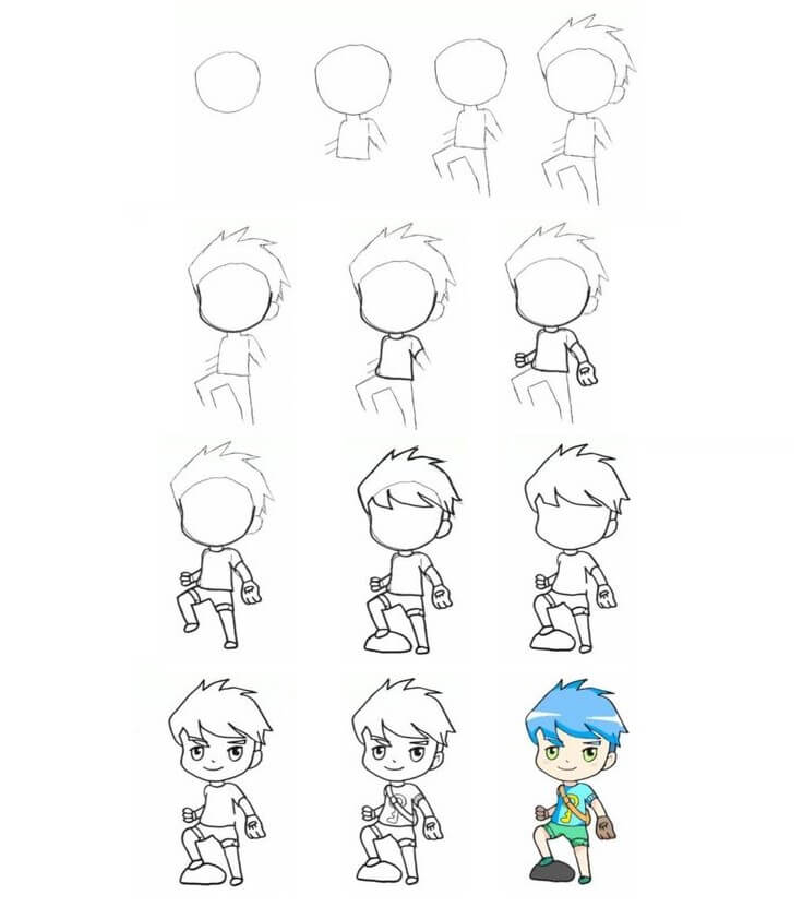 Garçon Chibi (1) dessin