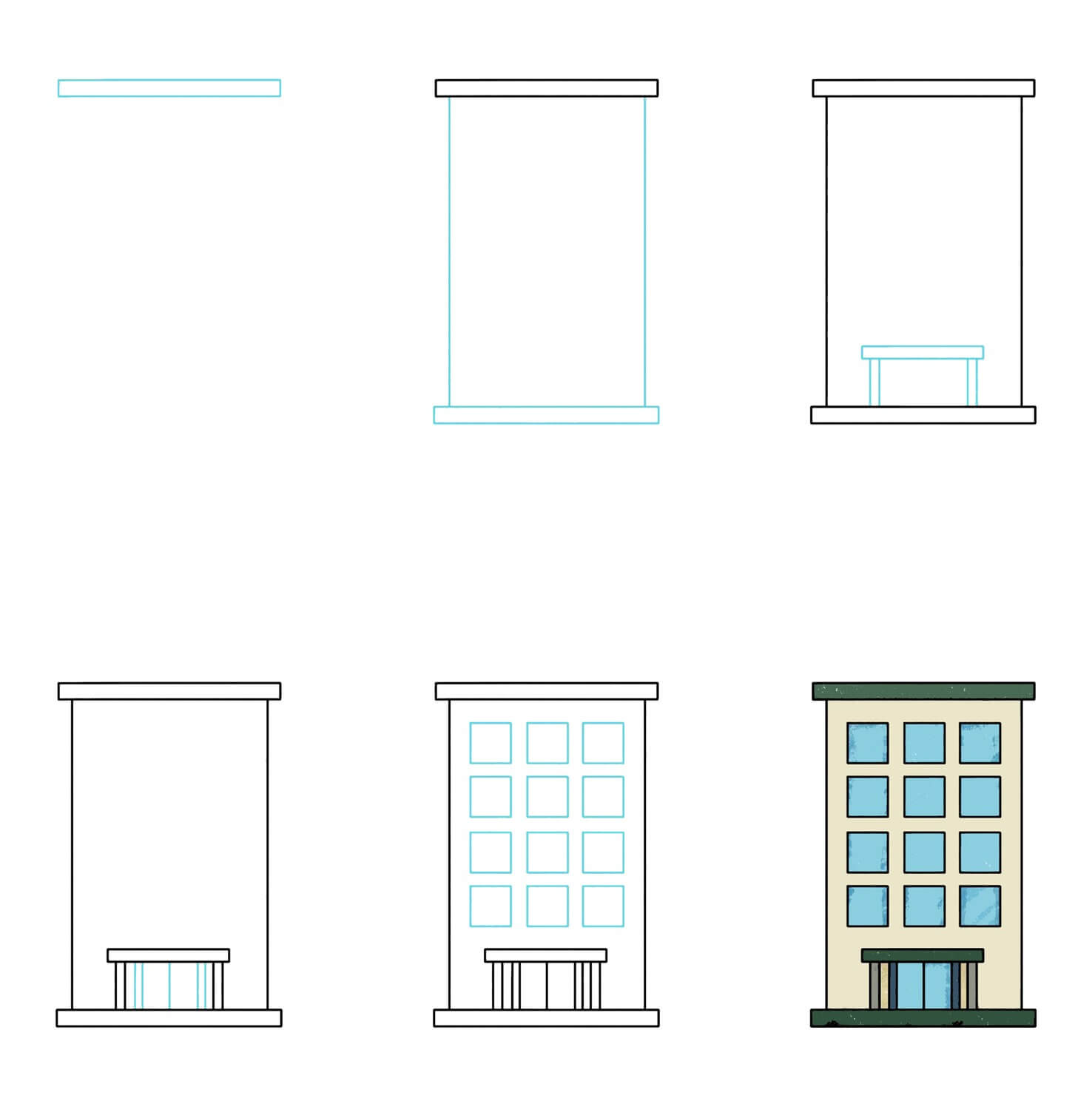 Bâtiment dessin