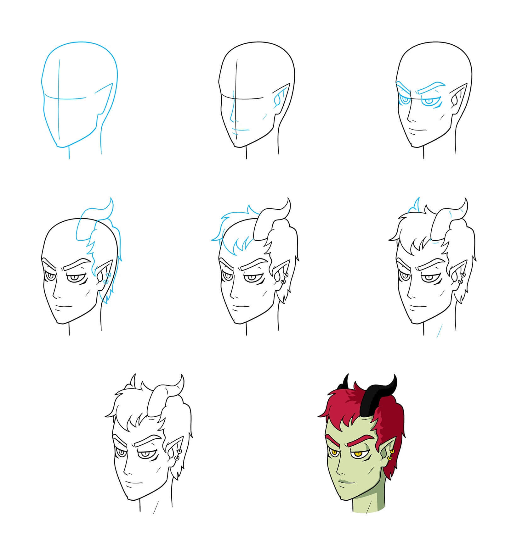 20 Facile Id es De Dessin D mon Comment Dessiner D mon