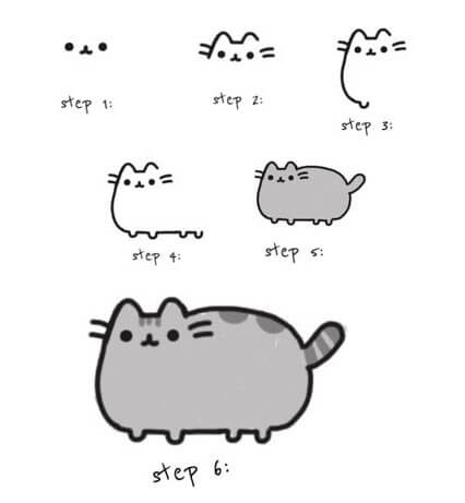 Idée Pusheen (11) dessin