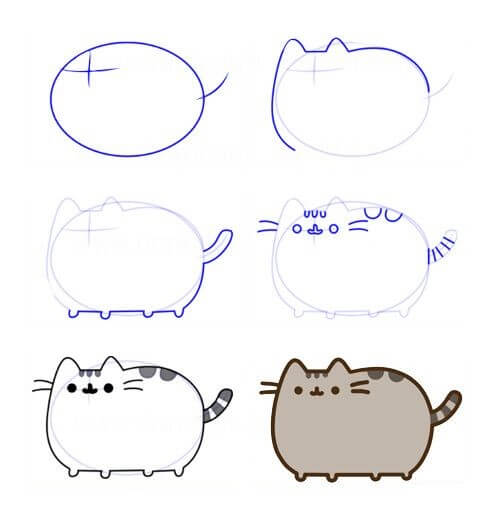 Idée Pusheen (13) dessin