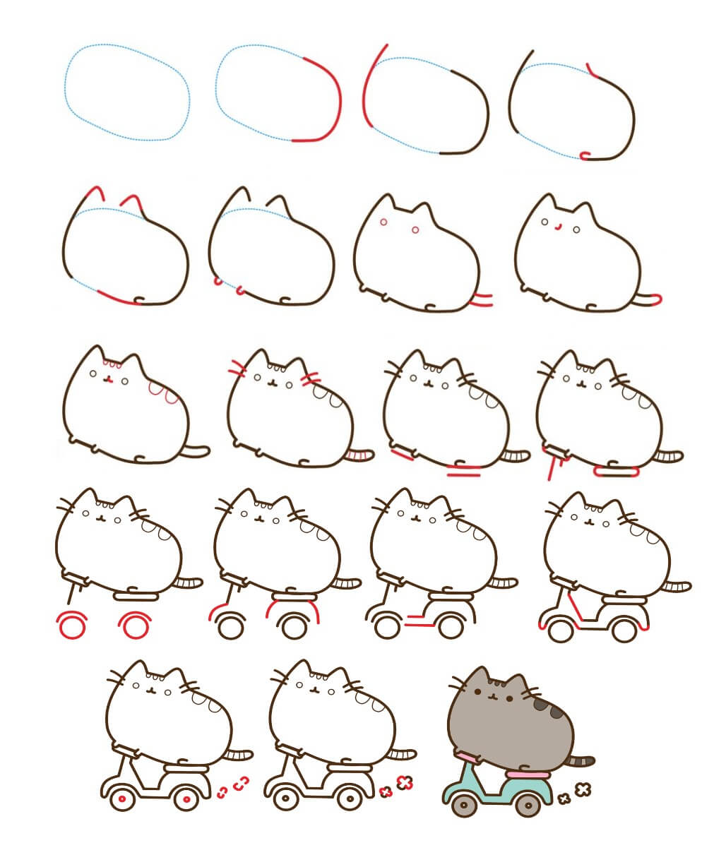 Idée Pusheen (5) dessin