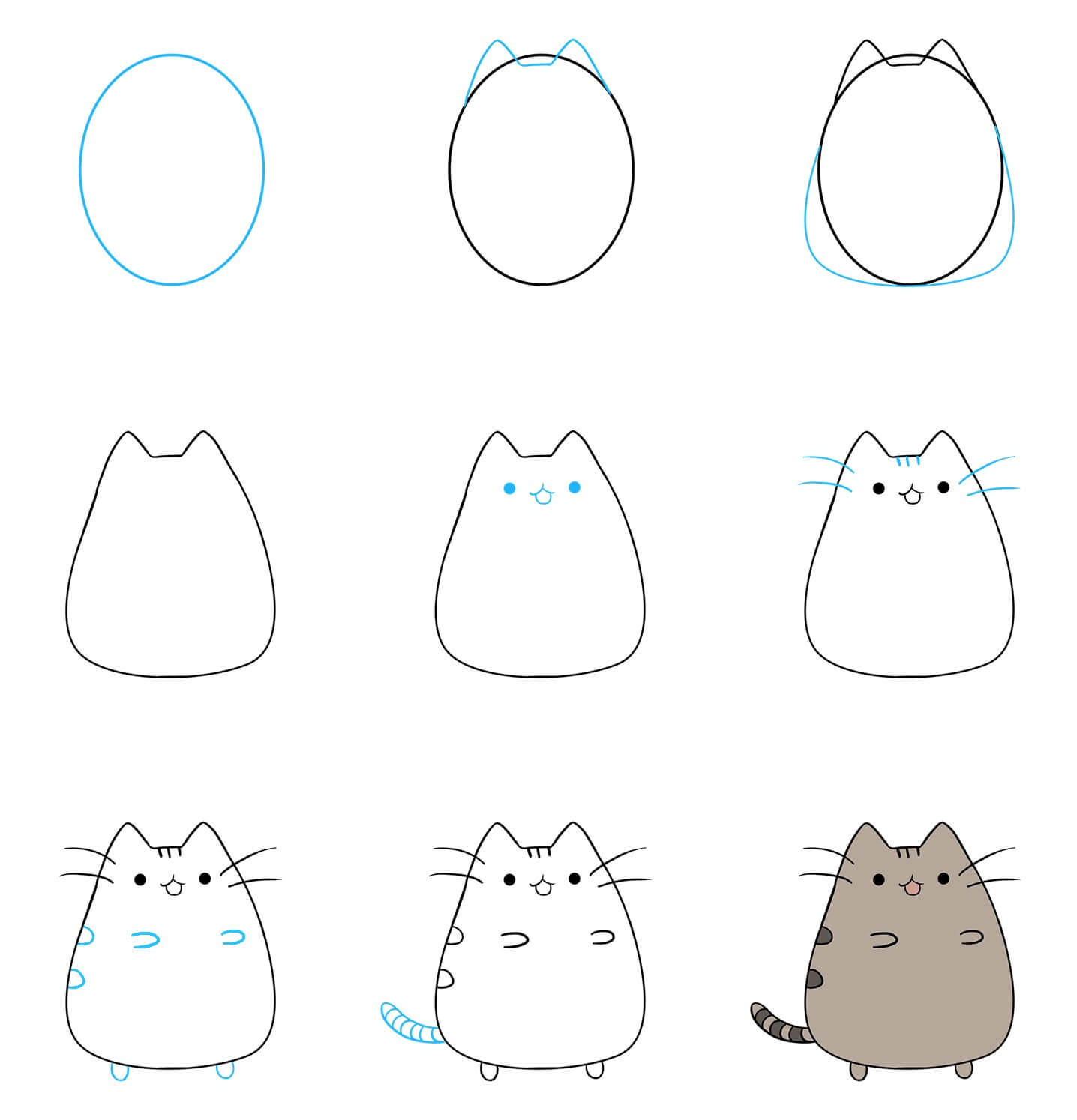 Pusheen dessin