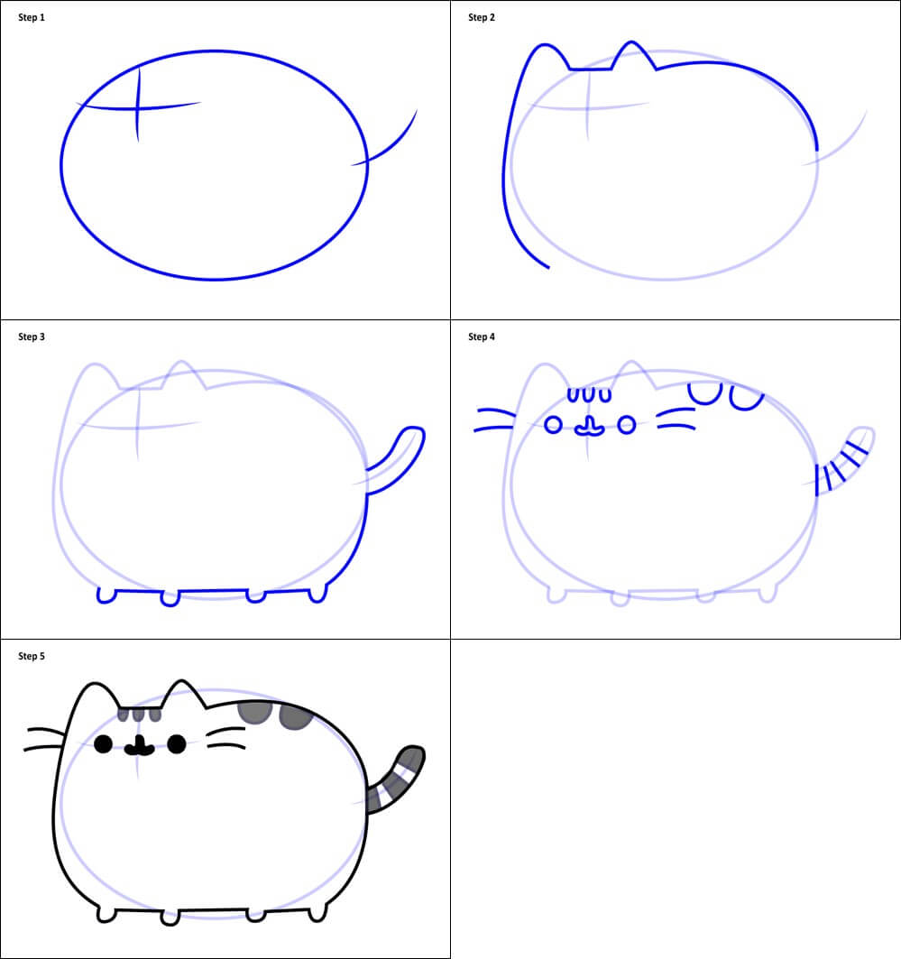 Idée Pusheen (9) dessin