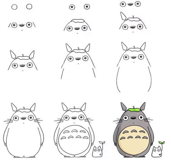 idée Totoro (10) dessin