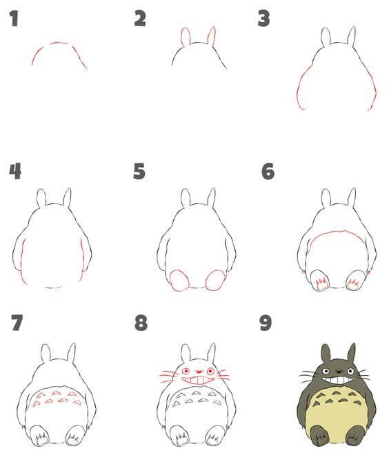 idée Totoro (11) dessin