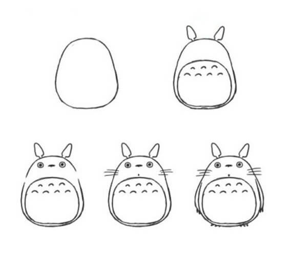 idée Totoro (13) dessin