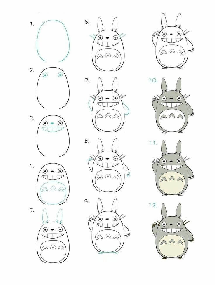 idée Totoro (21) dessin