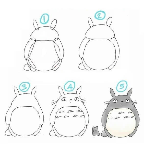 idée Totoro (7) dessin