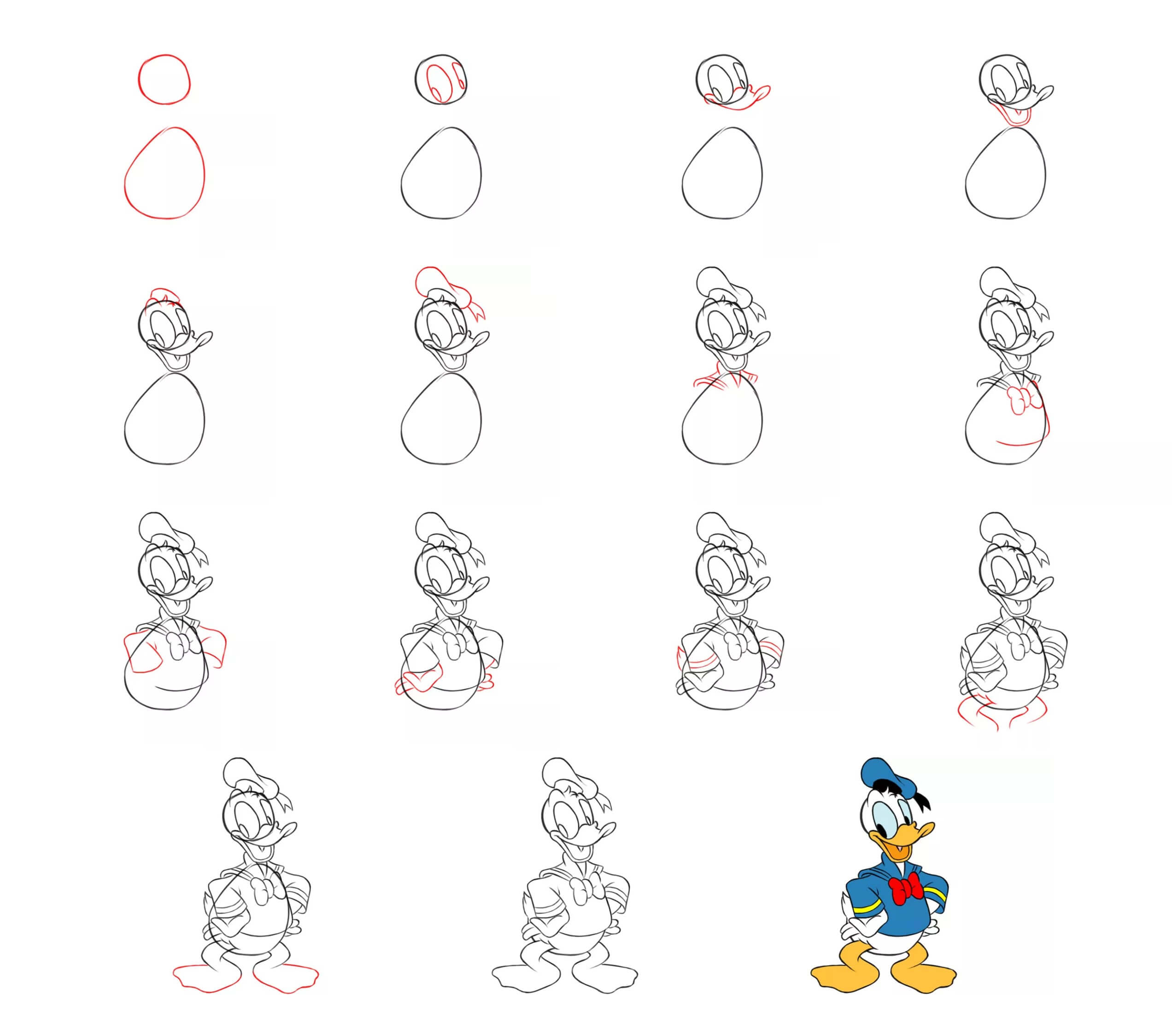 Idées de Donald Duck (9) dessin