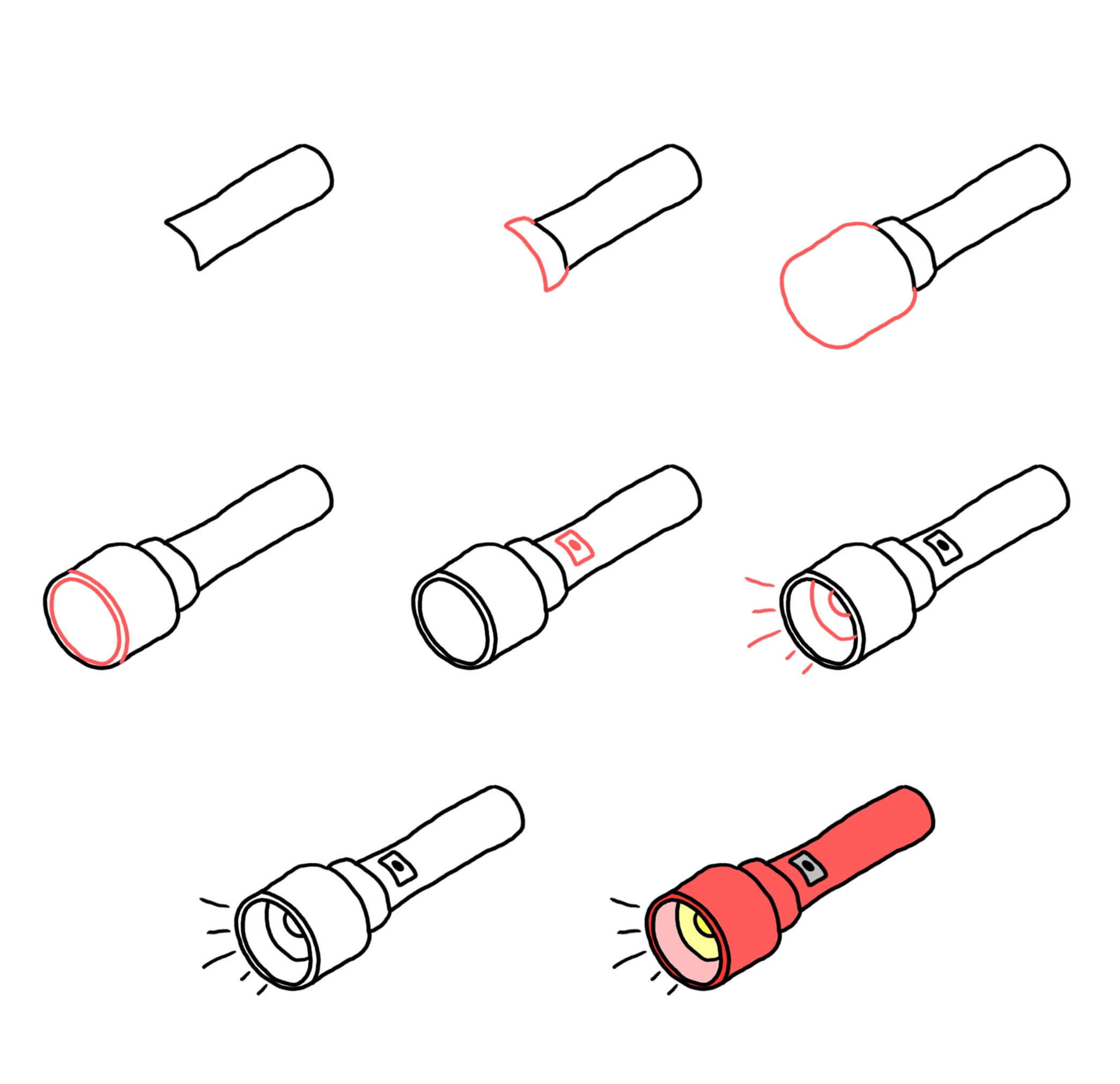 Idées de lampes de poche (5) dessin