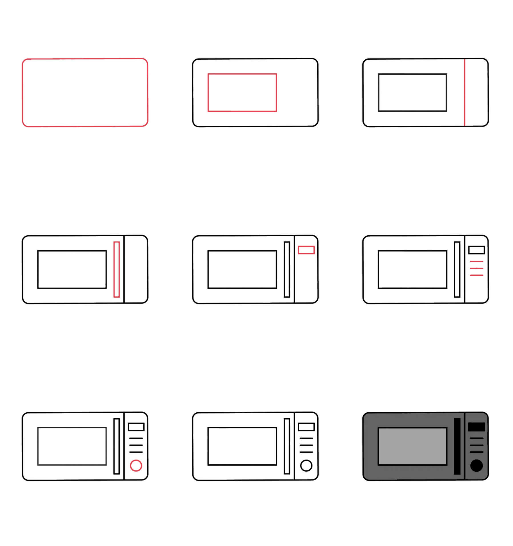 idées de micro-ondes (3) dessin