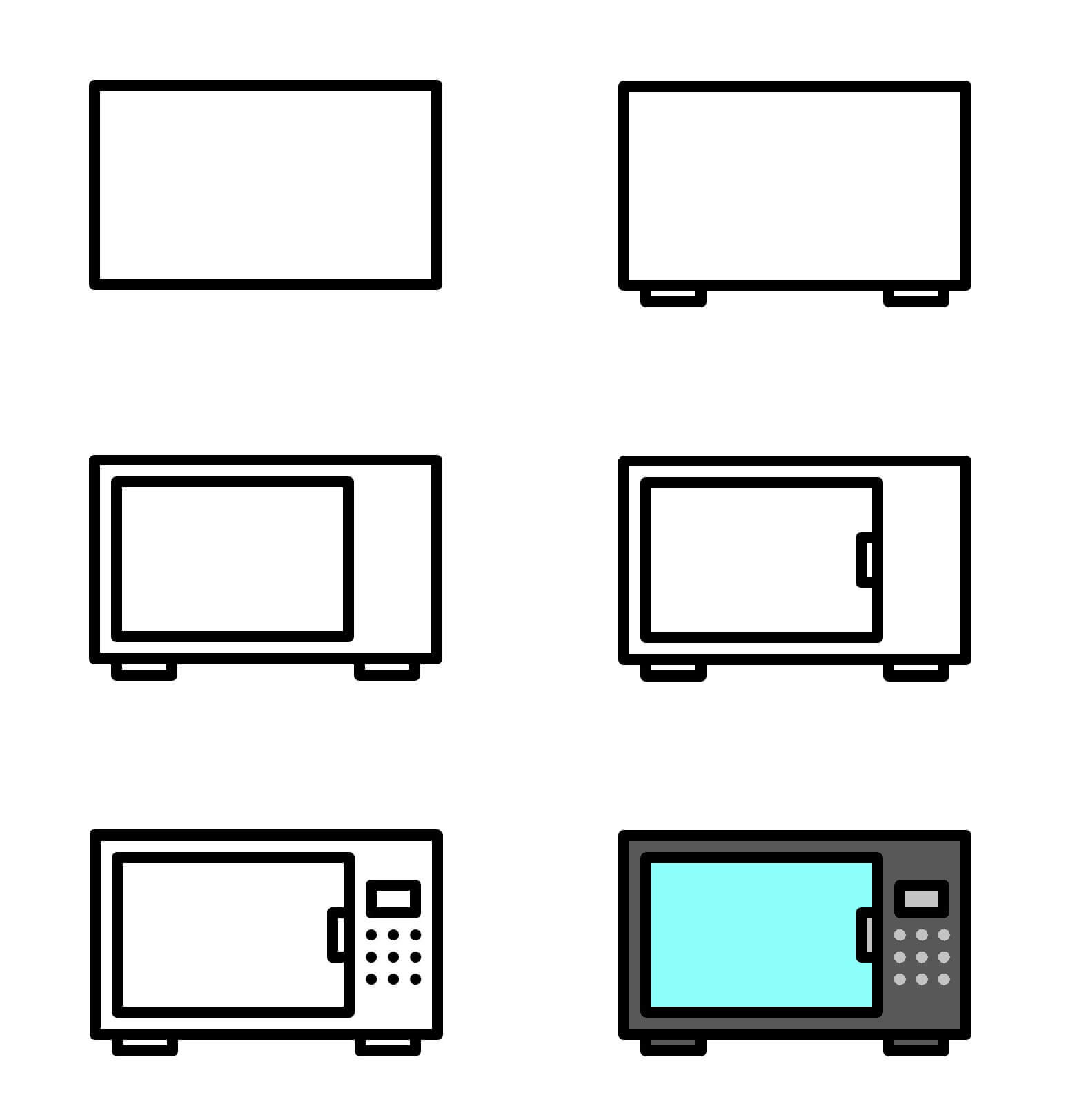 idées de micro-ondes (8) dessin