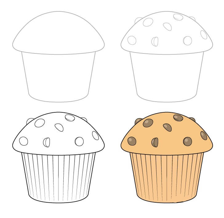 Idées de muffin (3) dessin