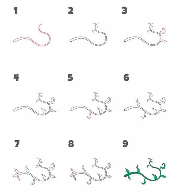 Idées de plantes grimpantes (15) dessin