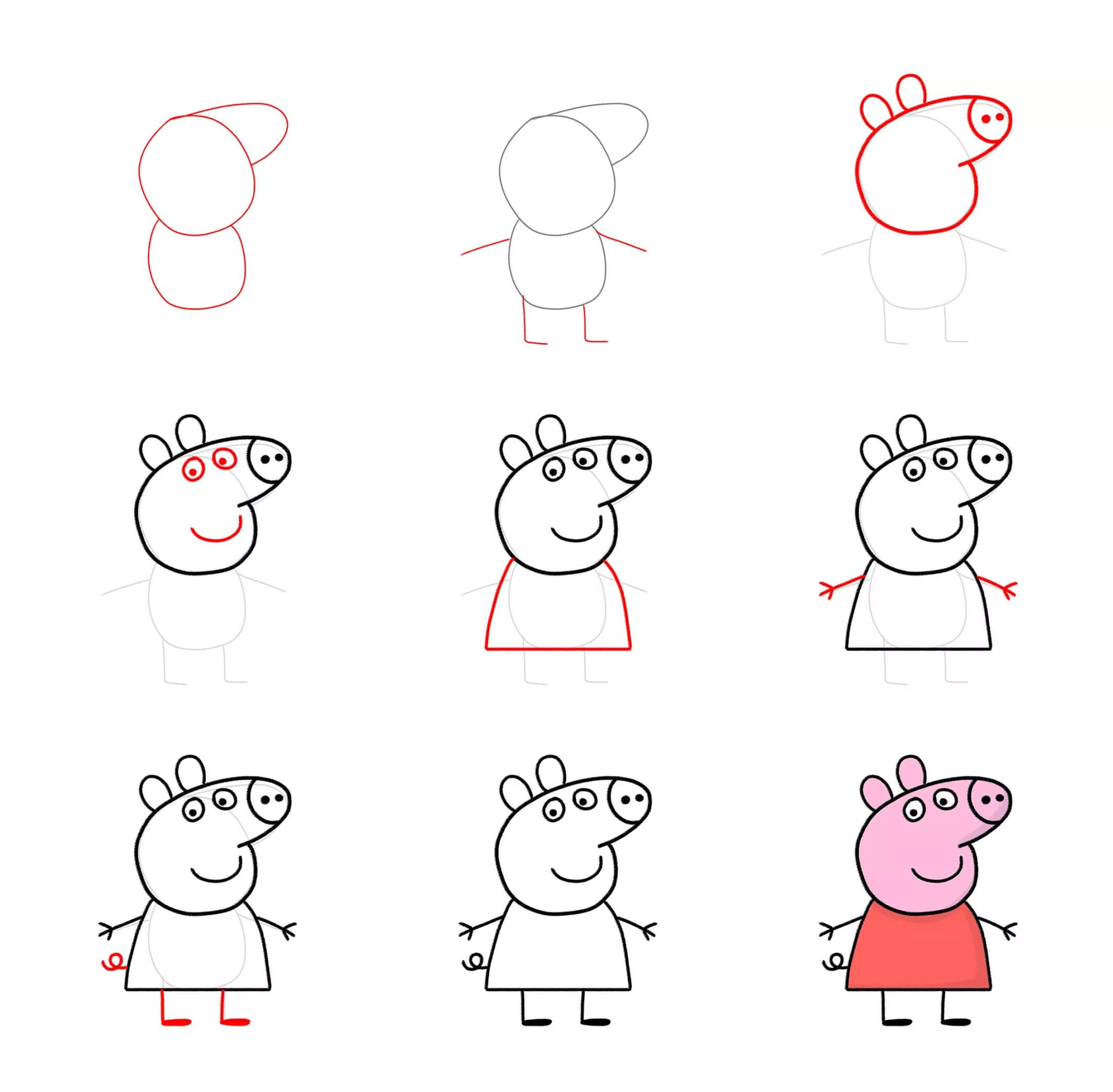 Idées Peppa Pig (10) dessin