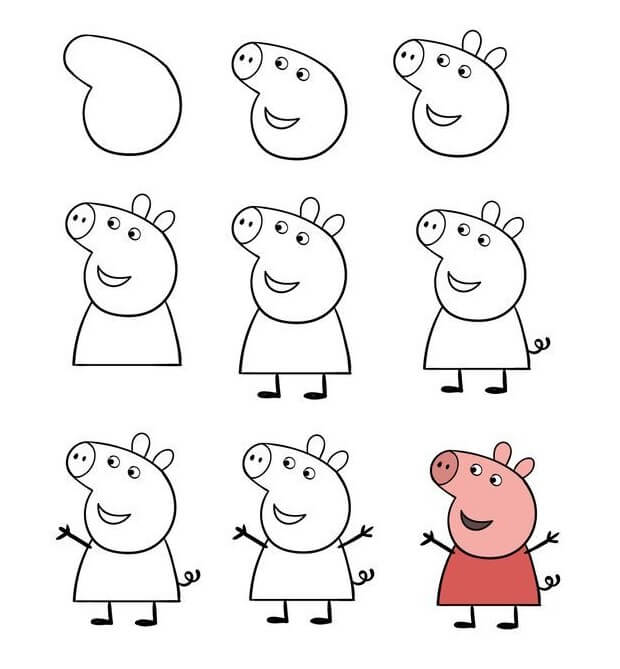 Idées Peppa Pig (12) dessin