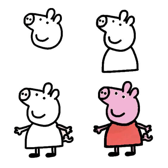 Idées Peppa Pig (15) dessin