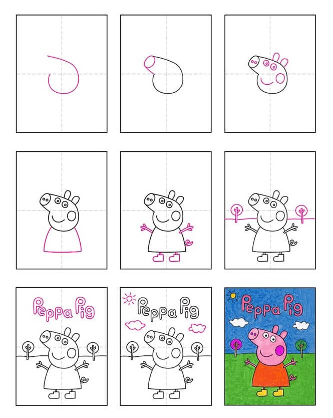 Idées Peppa Pig (20) dessin