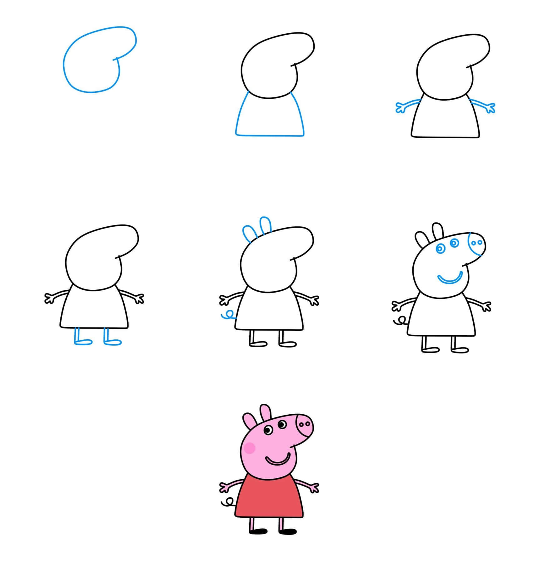 Idées Peppa Pig (7) dessin