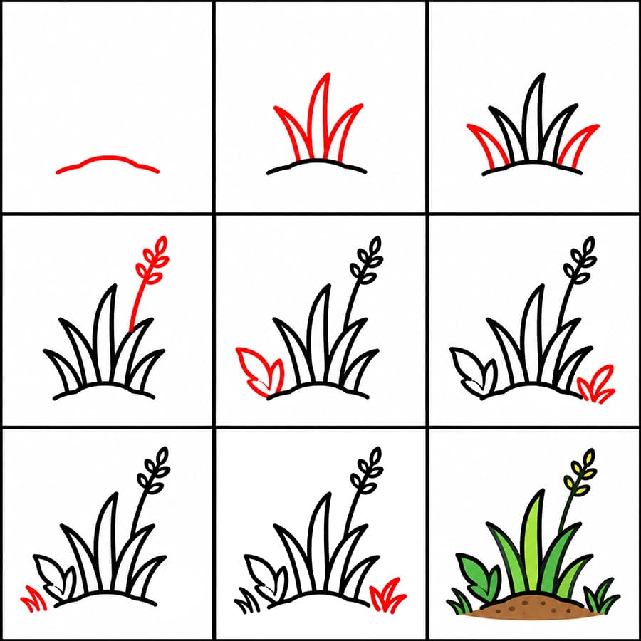 Petites mauvaises herbes dessin
