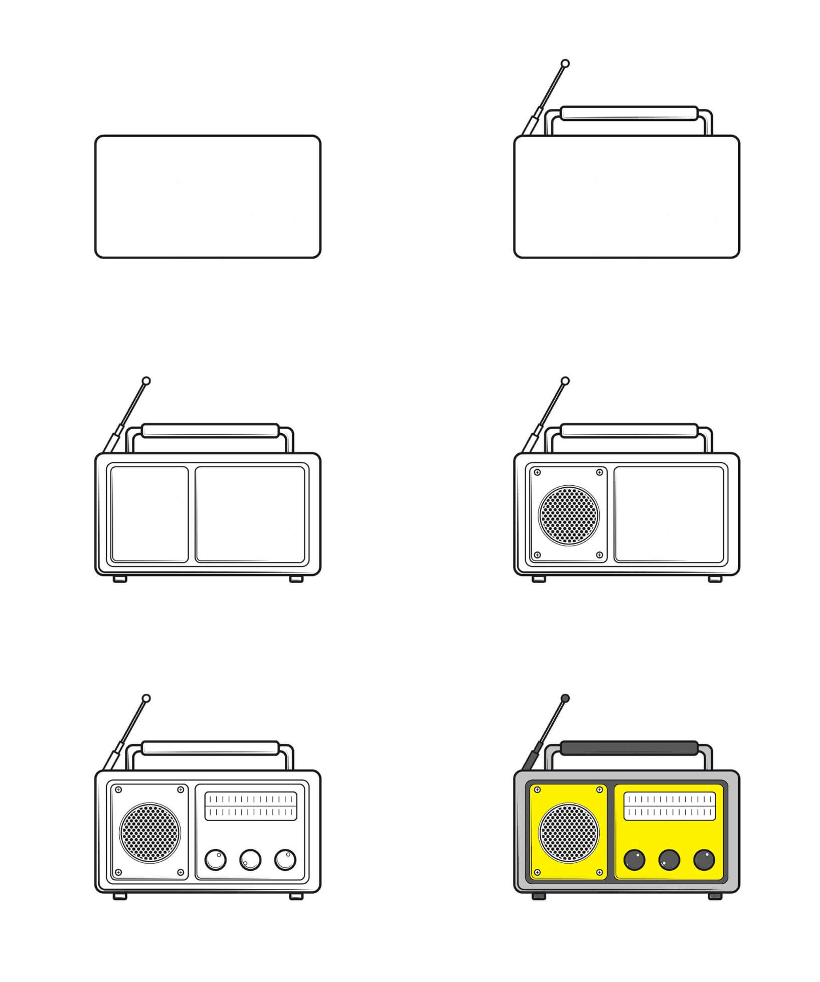 Radio classique dessin