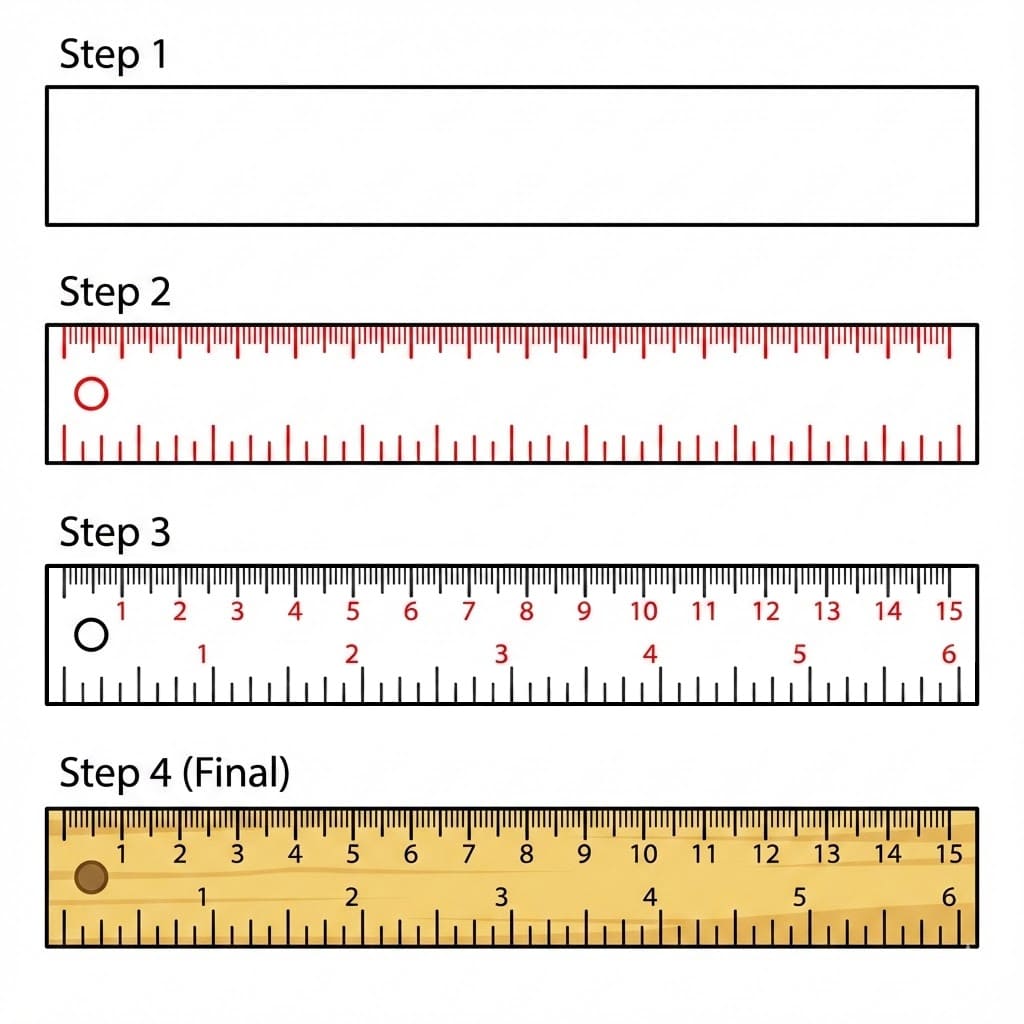 Règle à dessiner dessin