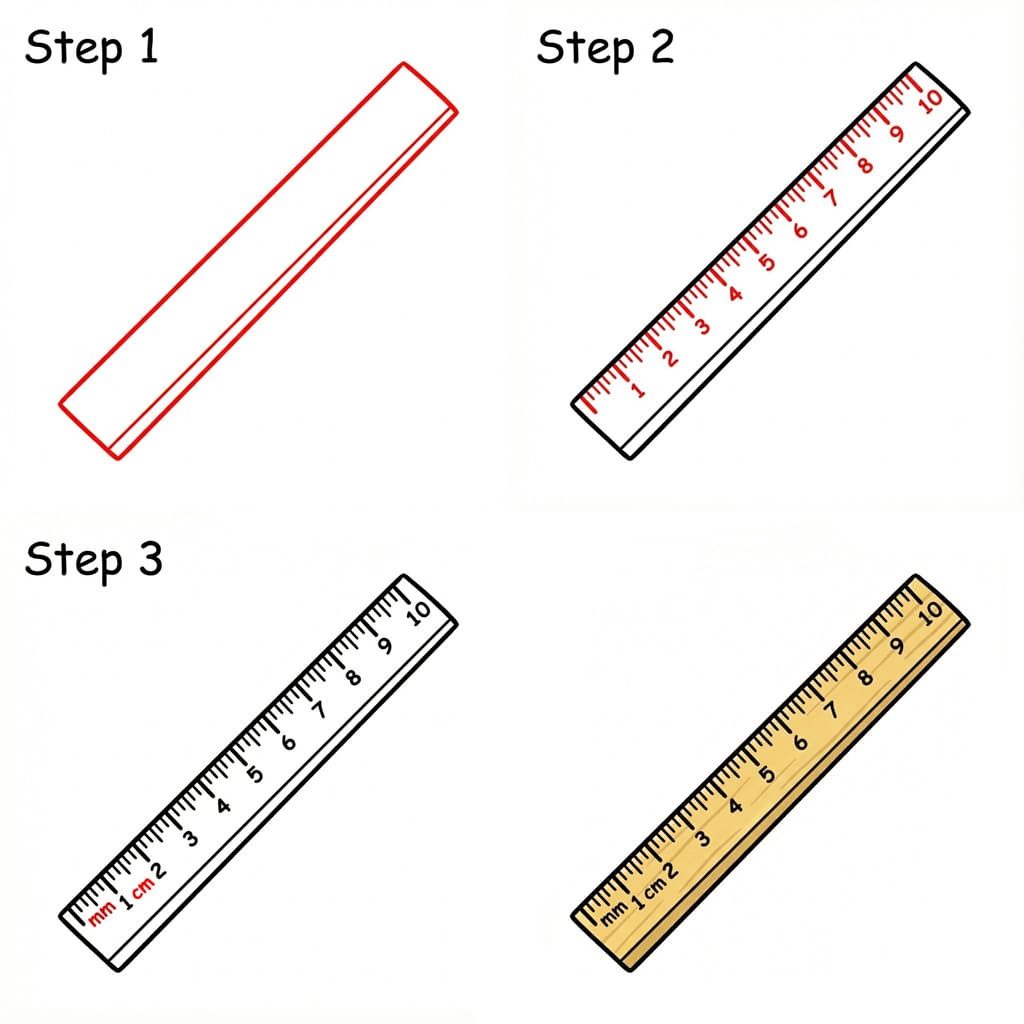 Règle à imprimer dessin
