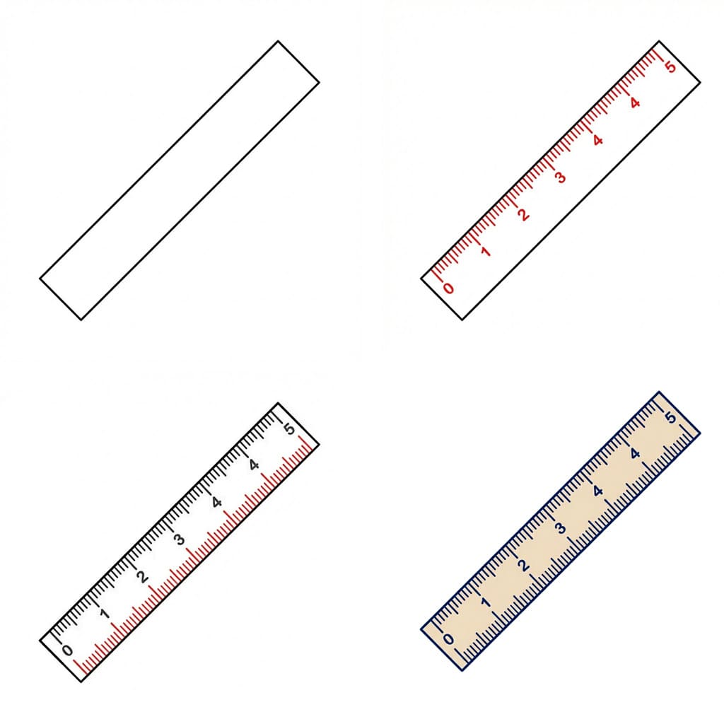 Règle pour enfant dessin