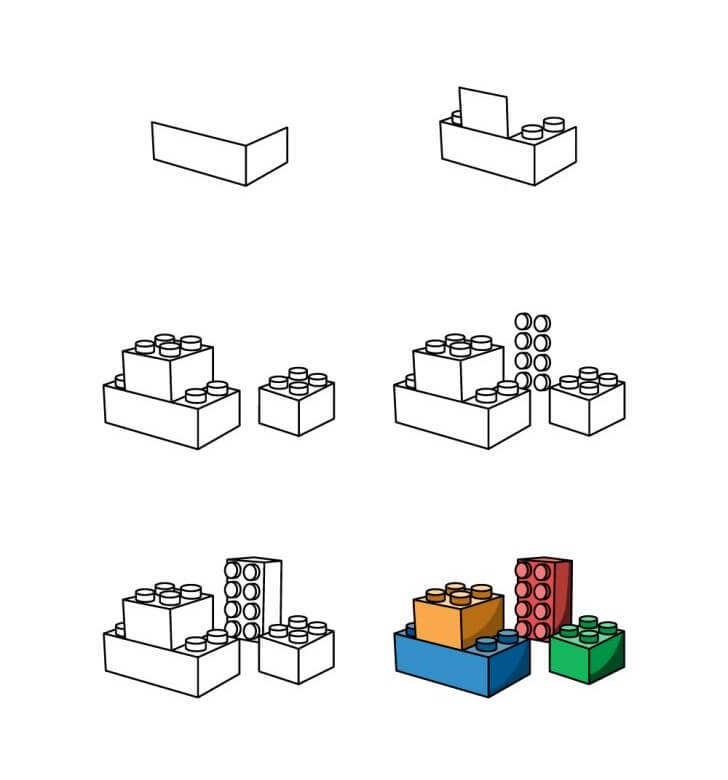 Blocs Lego (4) dessin