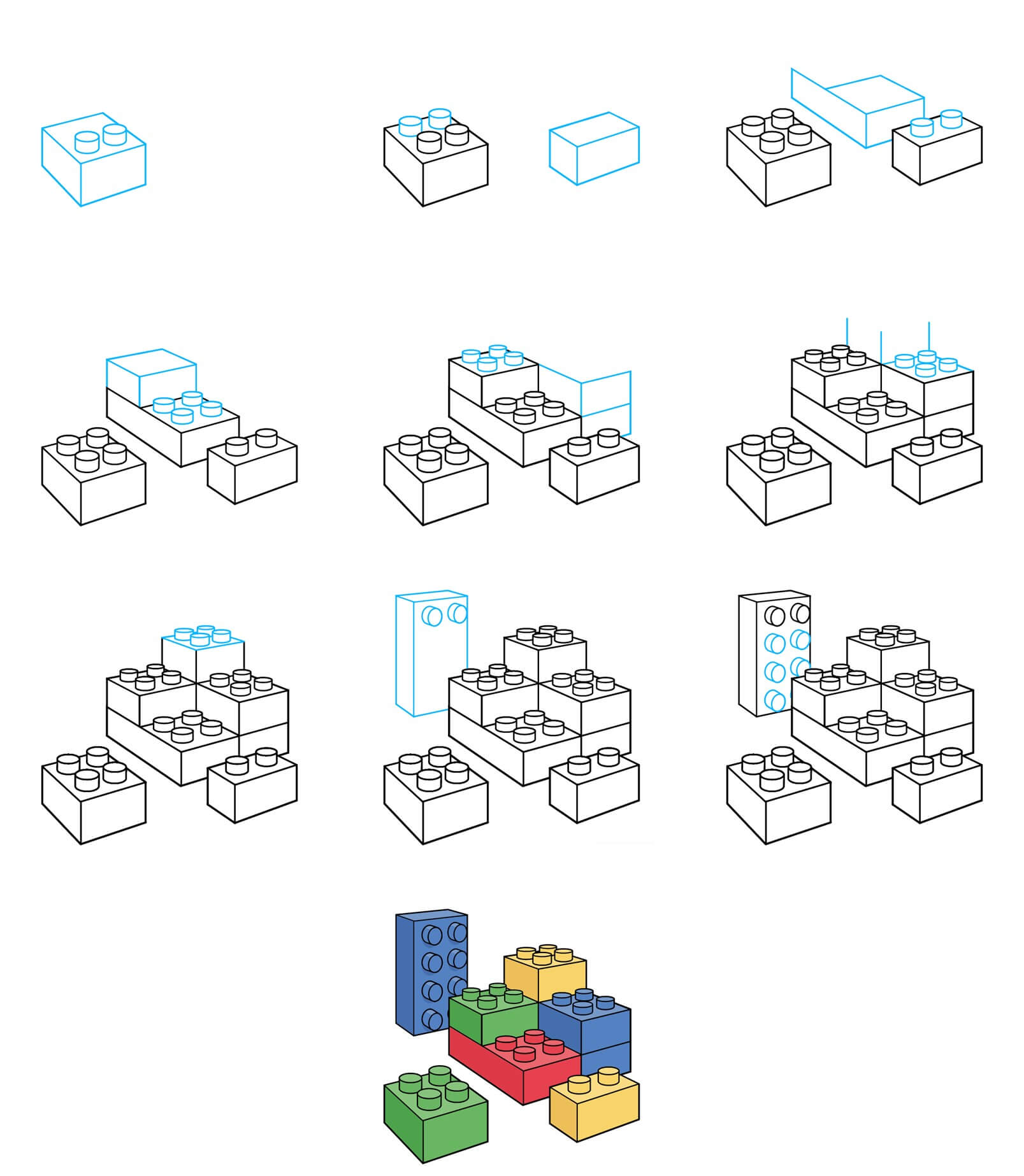 Blocs Lego (5) dessin