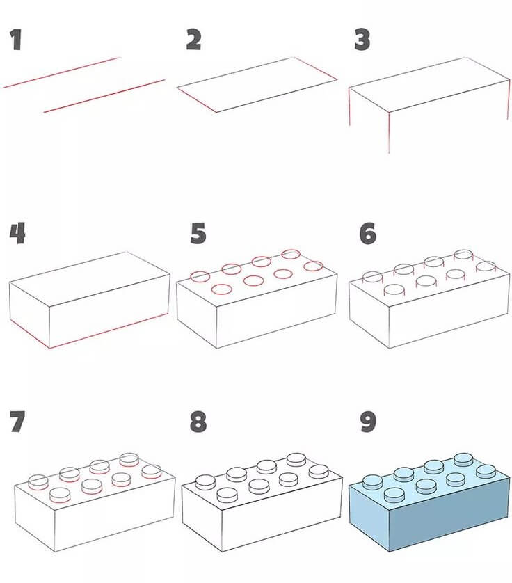 Blocs Lego (6) dessin