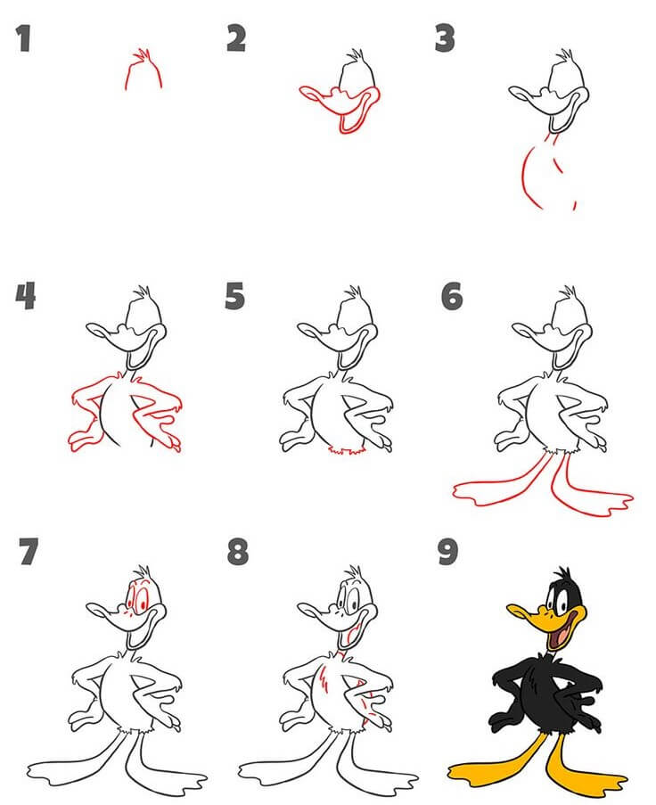 Idée Daffy Duck (1) dessin