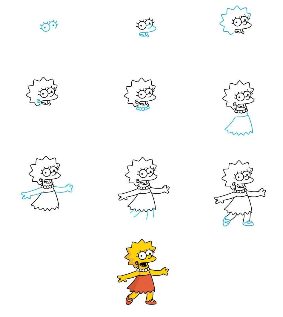 Idée de Lisa Simpson (11) dessin