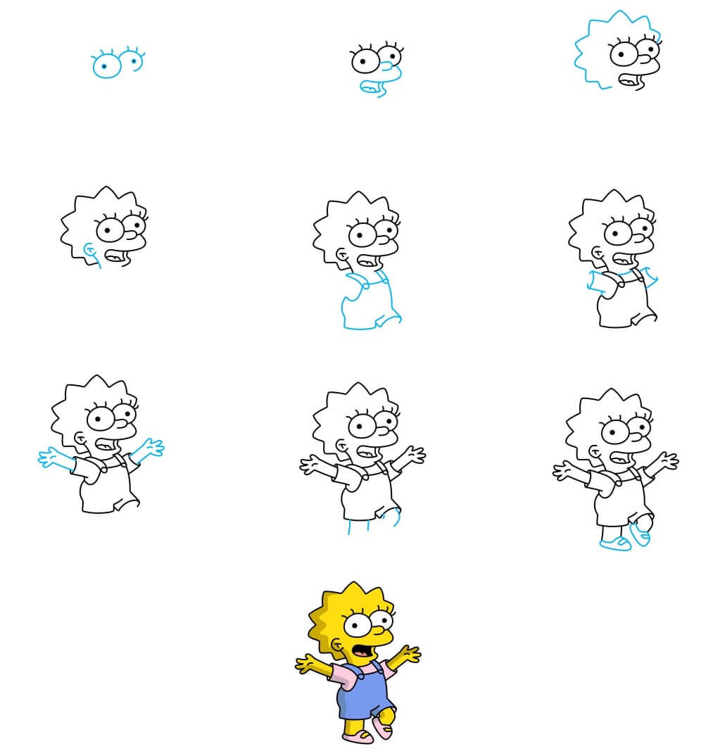 Idée de Lisa Simpson (12) dessin