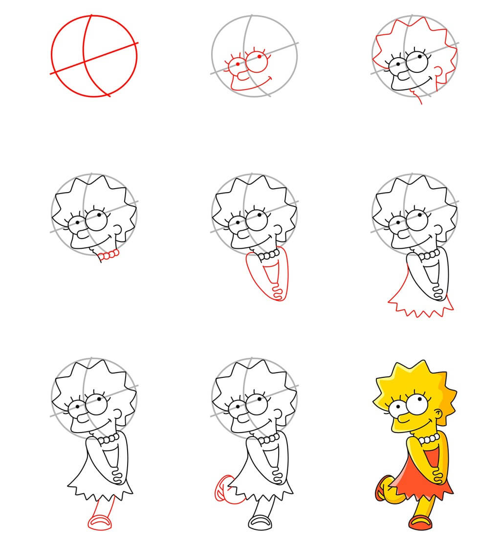 Idée de Lisa Simpson (4) dessin