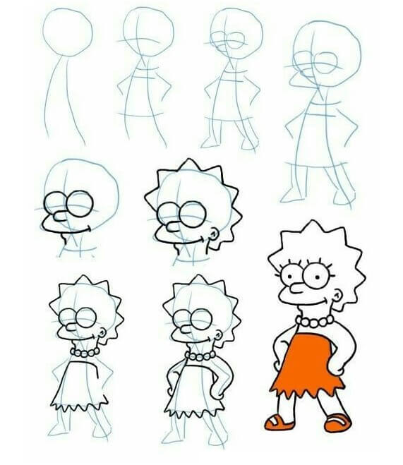 Idée de Lisa Simpson (7) dessin