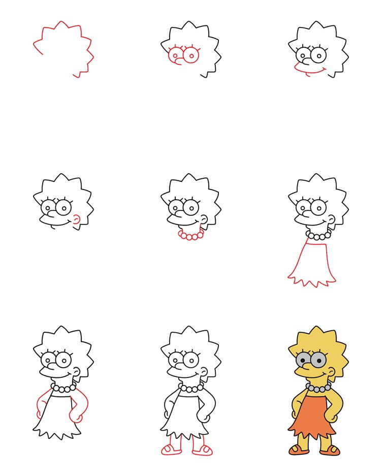 Lisa Simpson dessin