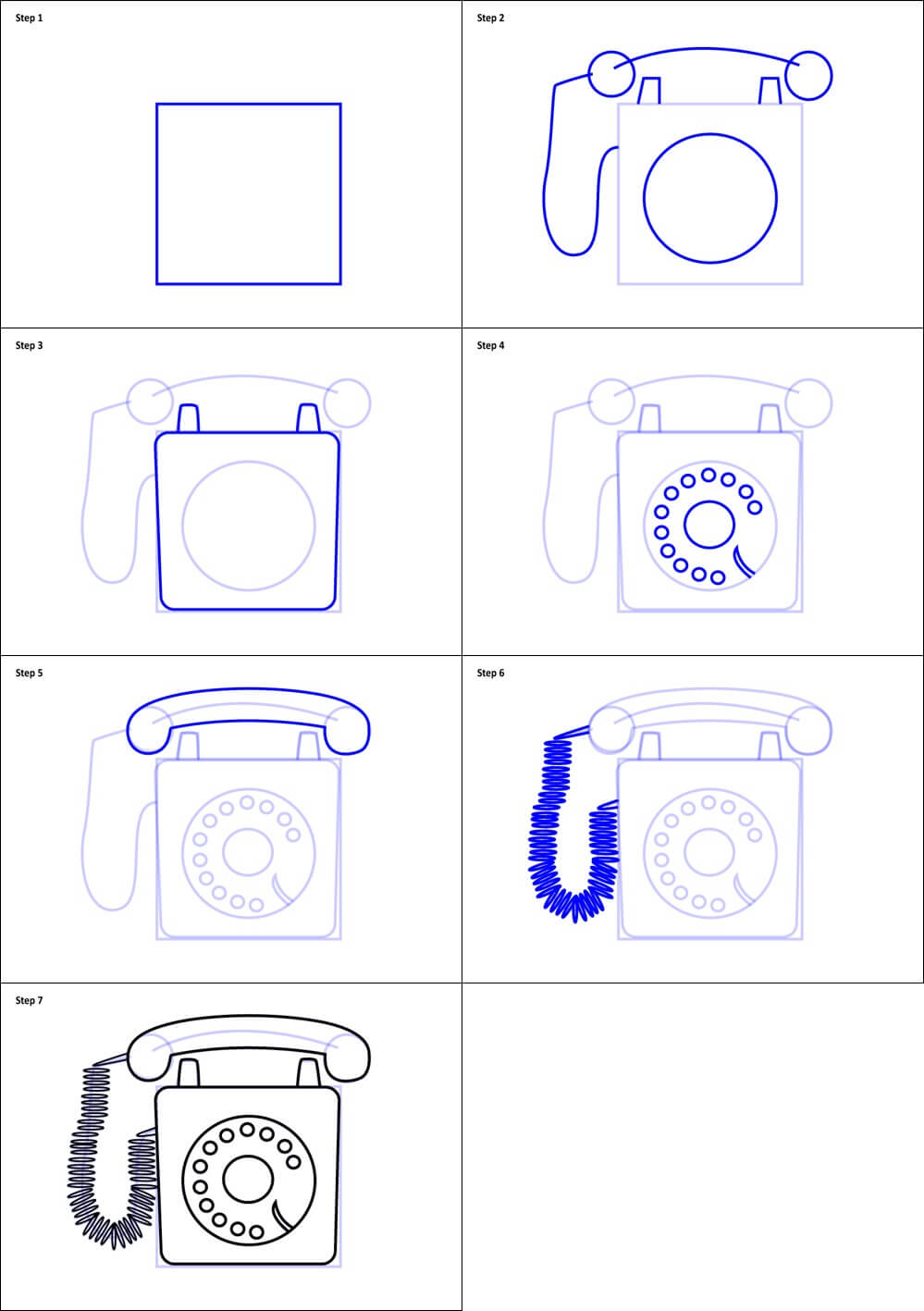 Idée de téléphone (8) dessin